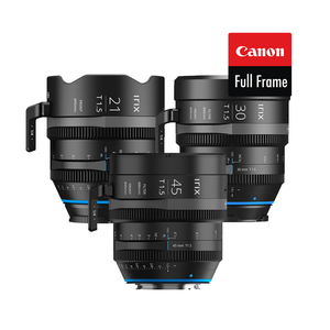 Irix Cine 21-30-45 mm - set trzech obiektywów - Canon EF